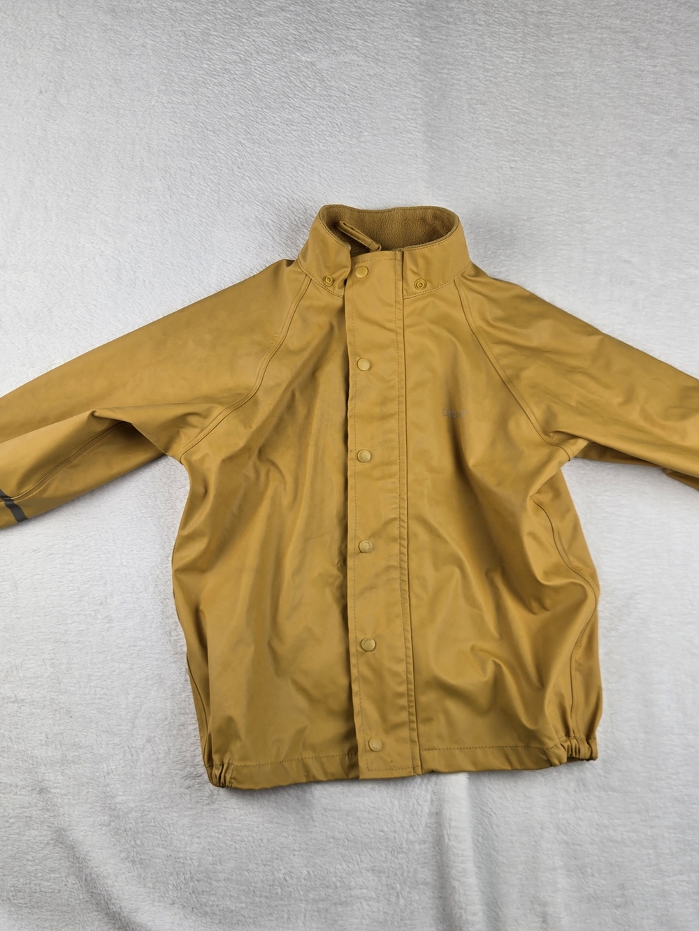 CeLaVi Child's Rain Coat Size 5 110 Yellow Waterproof Reflective